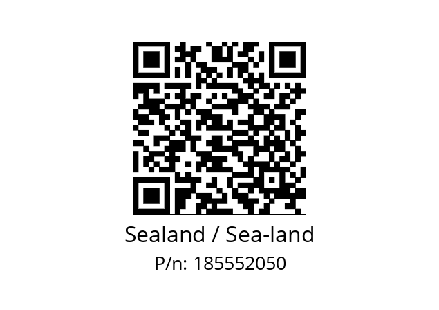   Sealand / Sea-land 185552050