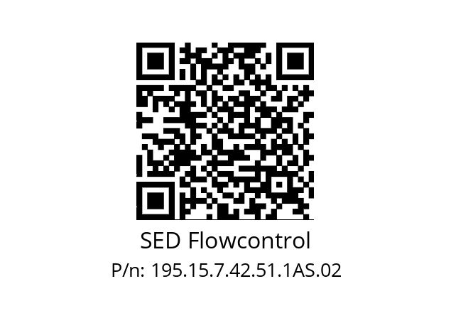   SED Flowcontrol 195.15.7.42.51.1AS.02