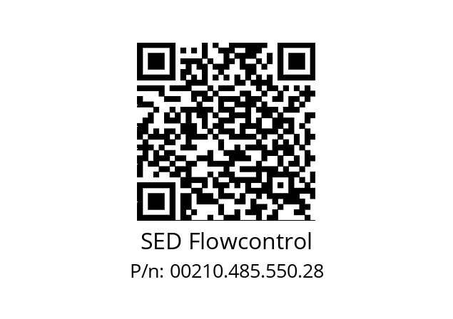   SED Flowcontrol 00210.485.550.28