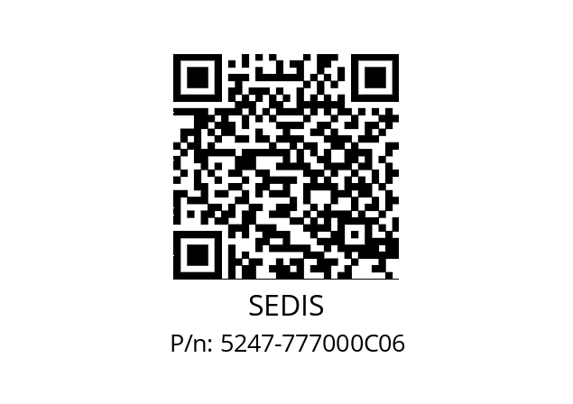   SEDIS 5247-777000C06