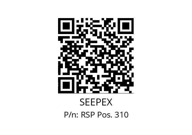   SEEPEX RSP Pos. 310