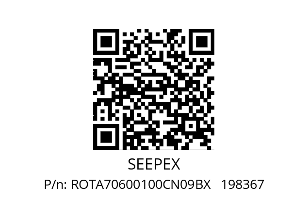   SEEPEX ROTA70600100CN09BX   198367