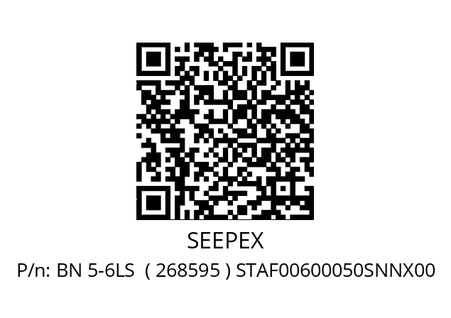   SEEPEX BN 5-6LS  ( 268595 ) STAF00600050SNNX00