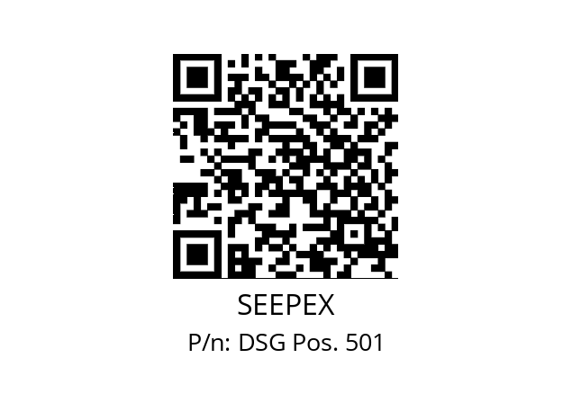   SEEPEX DSG Pos. 501