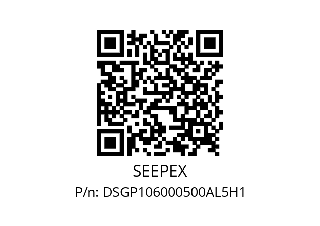   SEEPEX DSGP106000500AL5H1