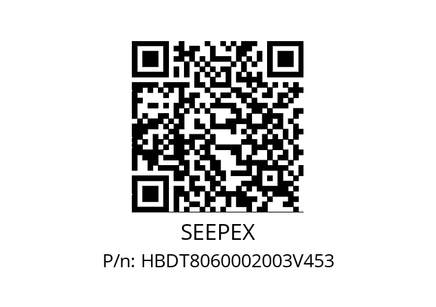   SEEPEX HBDT8060002003V453