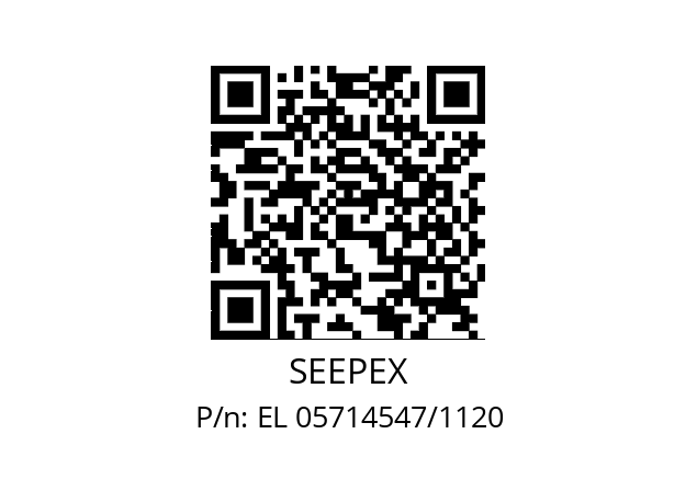   SEEPEX EL 05714547/1120