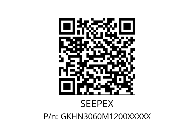   SEEPEX GKHN3060M1200XXXXX