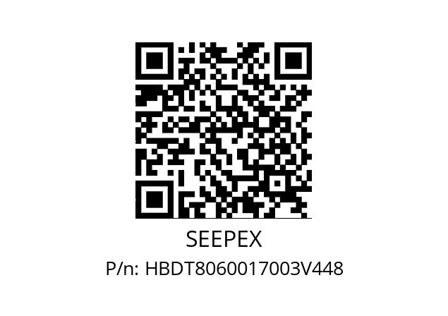   SEEPEX HBDT8060017003V448