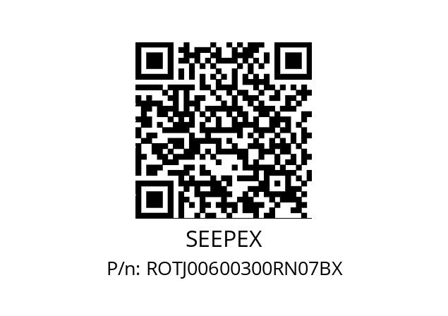   SEEPEX ROTJ00600300RN07BX