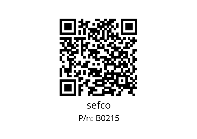   sefco B0215