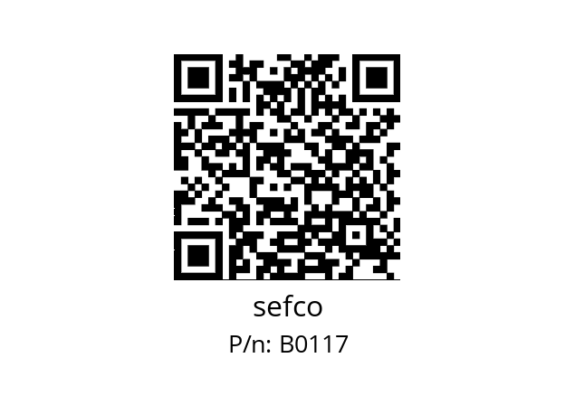   sefco B0117