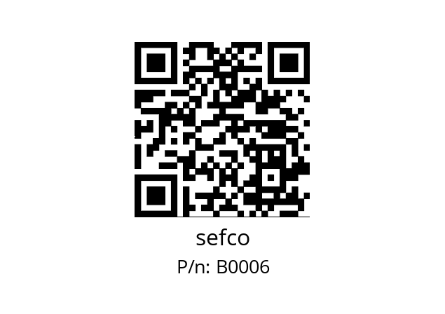   sefco В0006