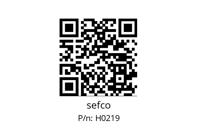   sefco Н0219