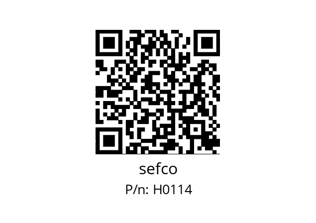   sefco H0114