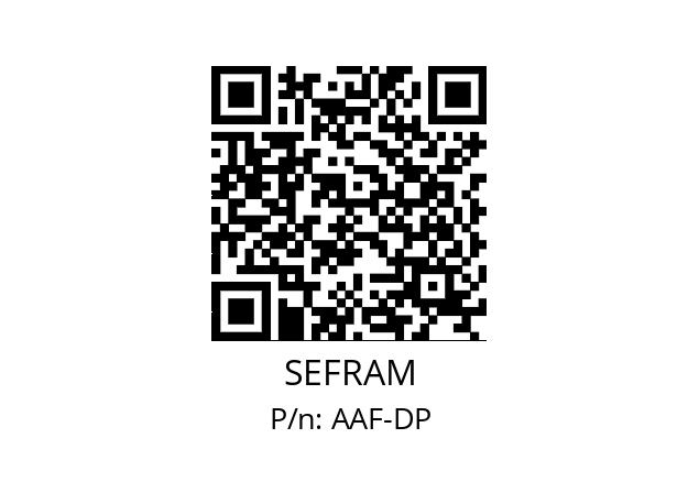   SEFRAM AAF-DP