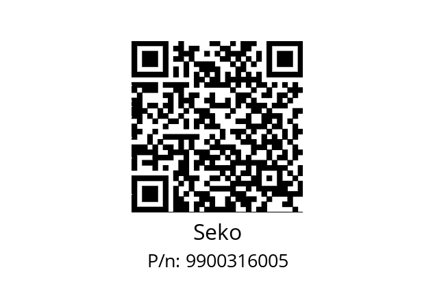   Seko 9900316005