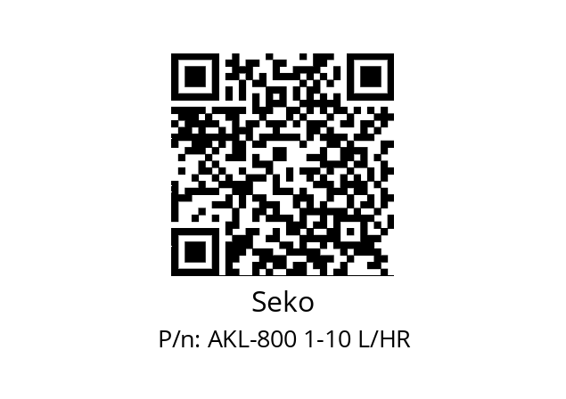   Seko AKL-800 1-10 L/HR