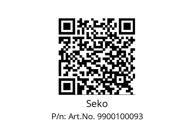   Seko Art.No. 9900100093