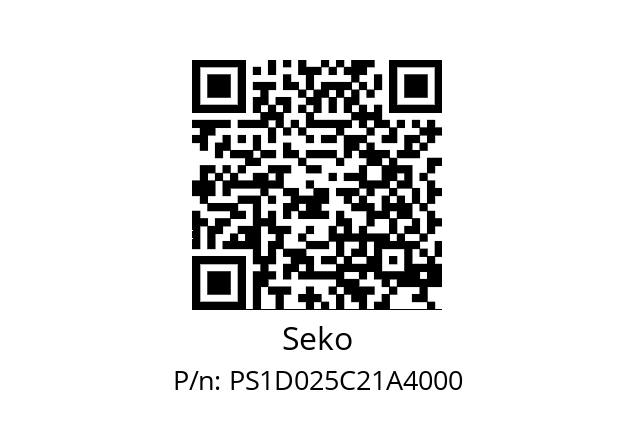   Seko PS1D025C21A4000