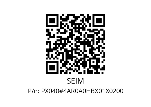   SEIM PX040#4AR0A0HBX01X0200