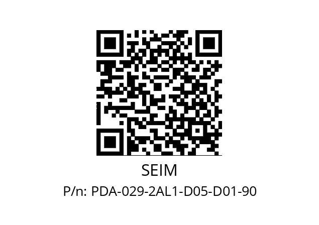   SEIM PDA-029-2AL1-D05-D01-90