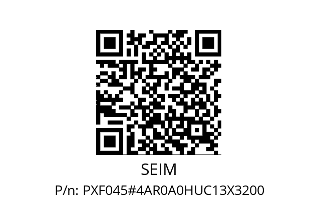   SEIM PXF045#4AR0A0HUC13X3200