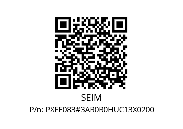   SEIM PXFE083#3AR0R0HUC13X0200