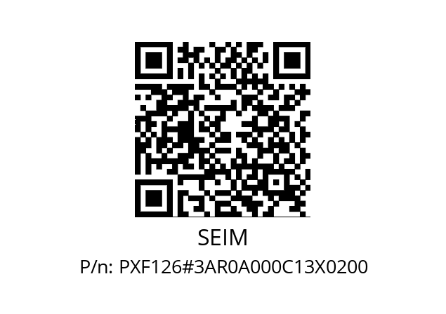   SEIM PXF126#3AR0A000C13X0200