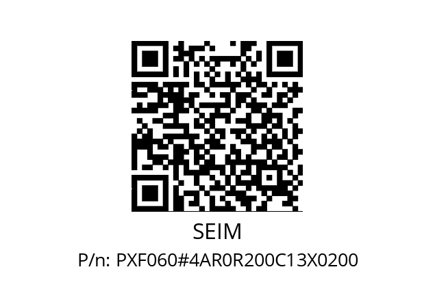   SEIM PXF060#4AR0R200C13X0200