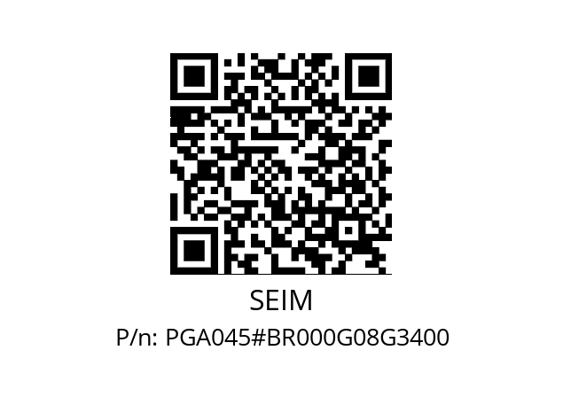   SEIM PGA045#BR000G08G3400