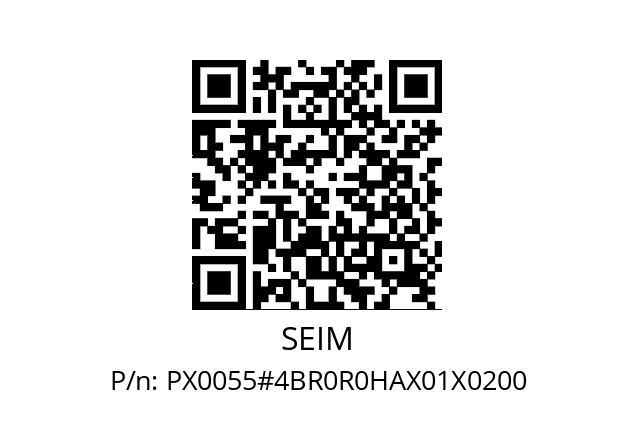   SEIM PX0055#4BR0R0HAX01X0200