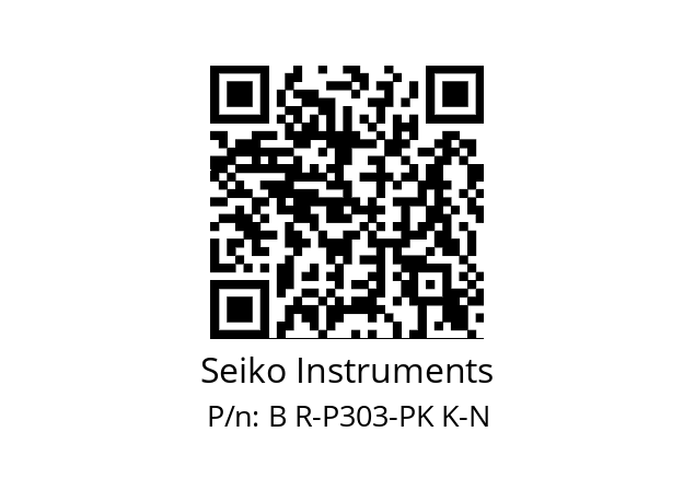   Seiko Instruments B R-P303-PK K-N