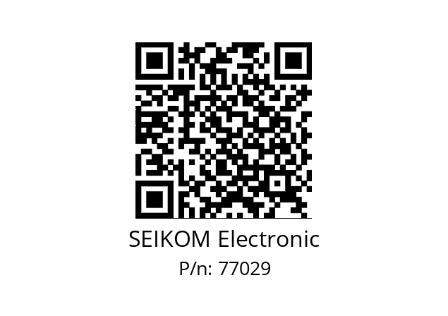   SEIKOM Electronic 77029