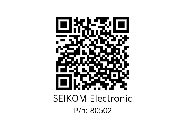   SEIKOM Electronic 80502