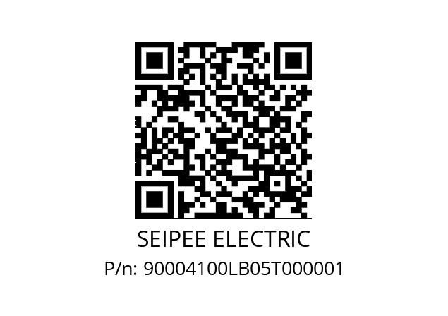   SEIPEE ELECTRIC 90004100LB05T000001