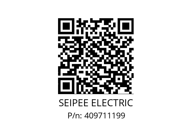   SEIPEE ELECTRIC 409711199