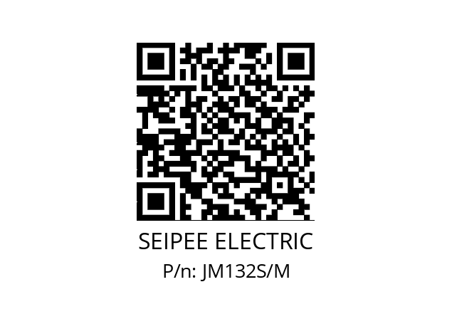   SEIPEE ELECTRIC JM132S/M