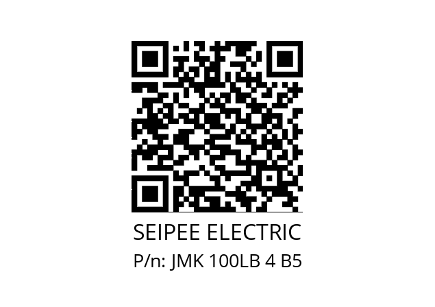   SEIPEE ELECTRIC JMK 100LB 4 B5