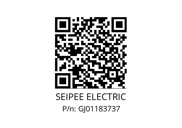   SEIPEE ELECTRIC GJ01183737