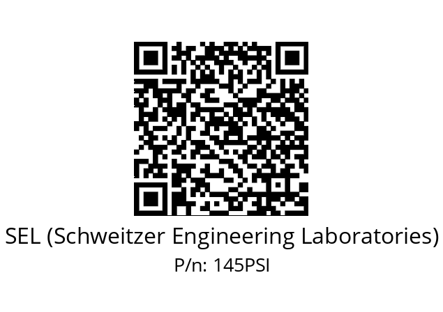   SEL (Schweitzer Engineering Laboratories) 145PSI