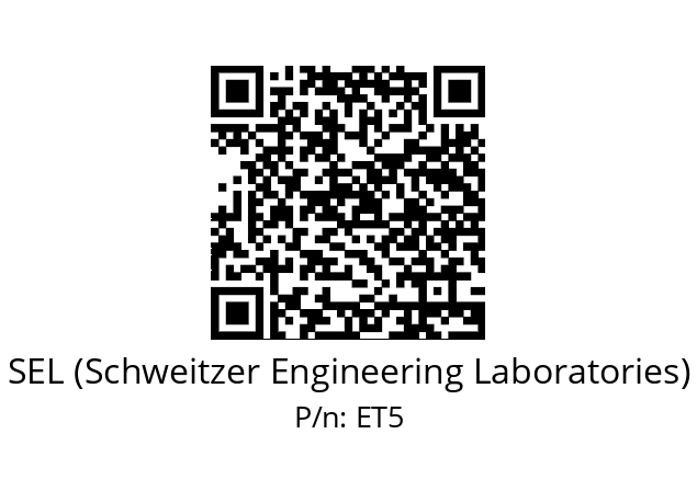   SEL (Schweitzer Engineering Laboratories) ET5