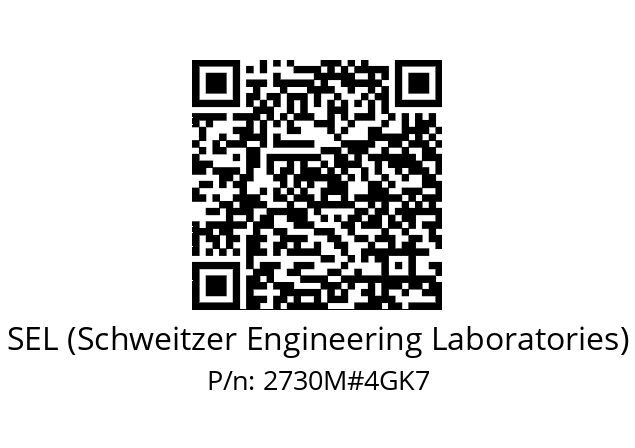   SEL (Schweitzer Engineering Laboratories) 2730M#4GK7