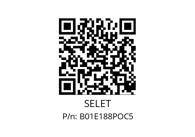   SELET B01E188POC5