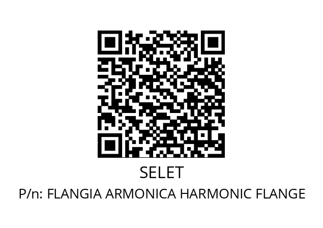   SELET FLANGIA ARMONICA HARMONIC FLANGE