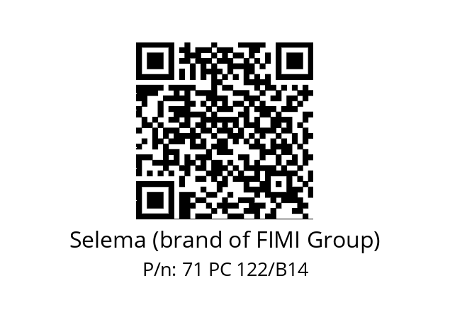   Selema (brand of FIMI Group) 71 PC 122/B14