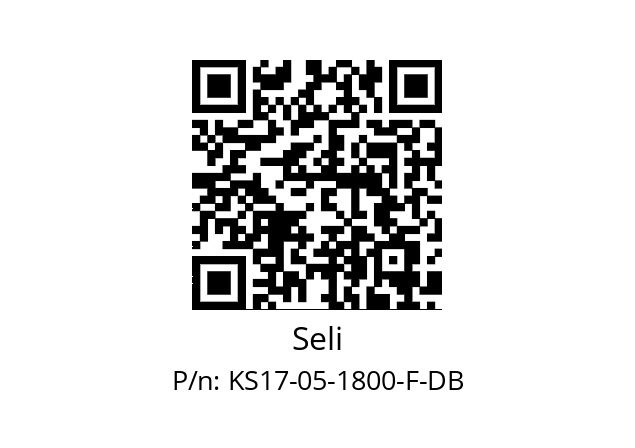   Seli KS17-05-1800-F-DB