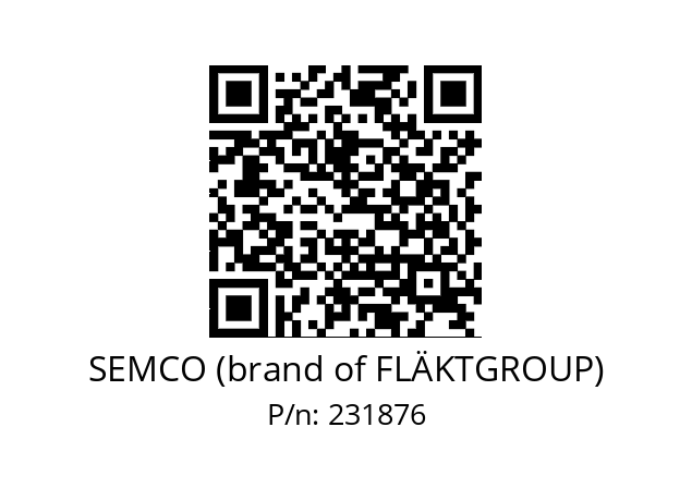   SEMCO (brand of FLÄKTGROUP) 231876