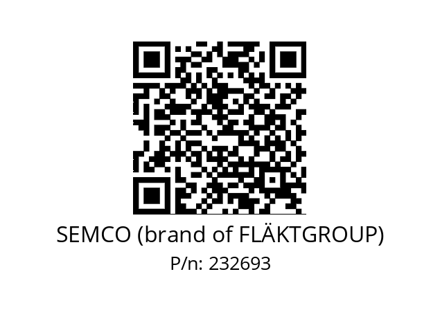   SEMCO (brand of FLÄKTGROUP) 232693