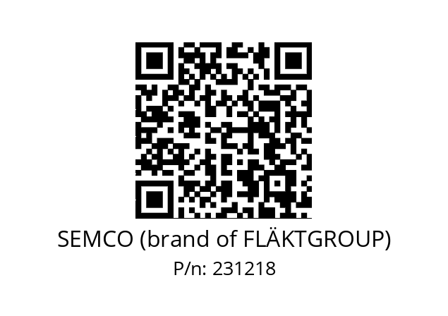   SEMCO (brand of FLÄKTGROUP) 231218